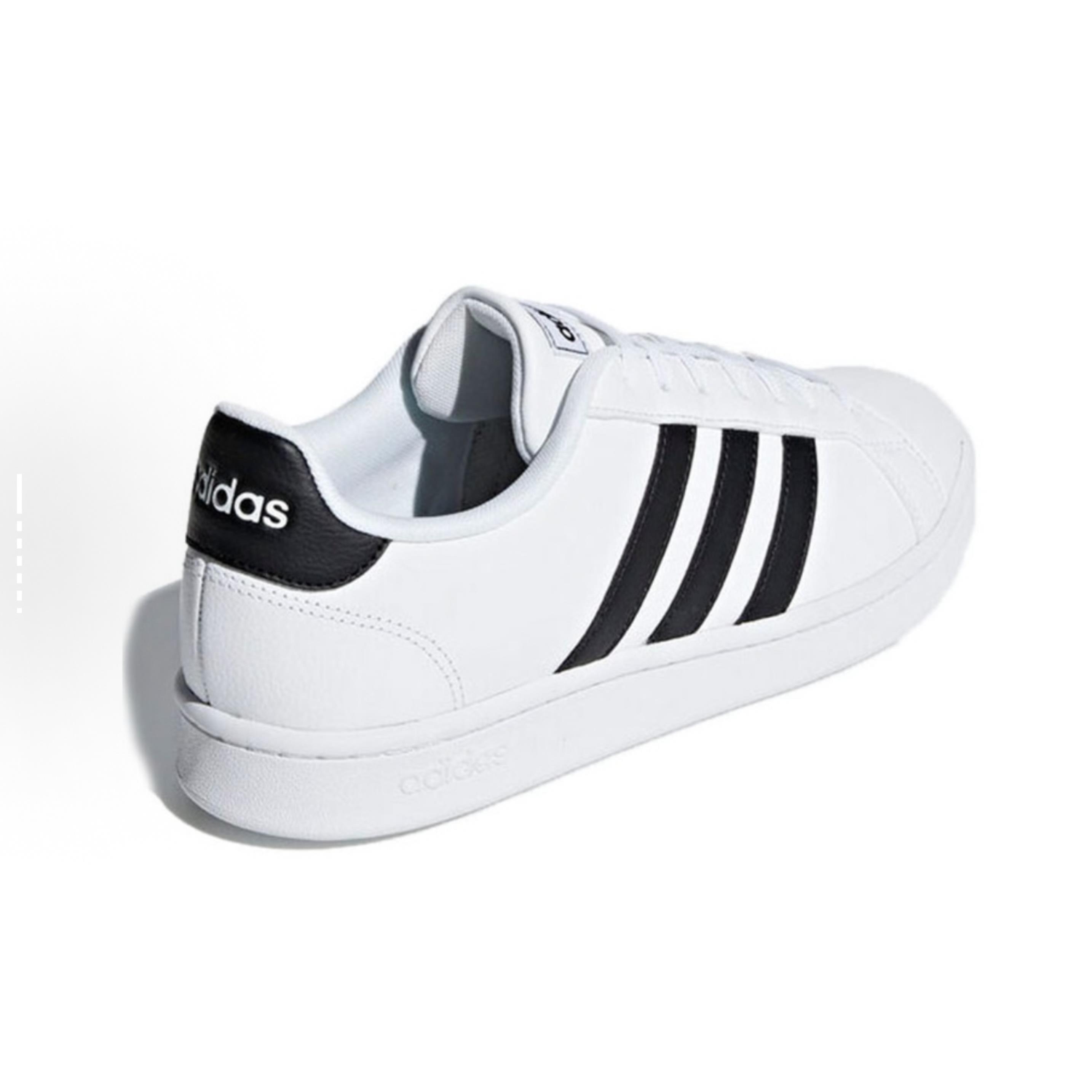 adidas neo GRAND COURT 舒适 低帮 板鞋 男女同款 - 图3