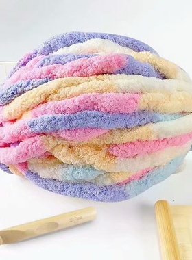 猫尾巴手指围巾手工毯子