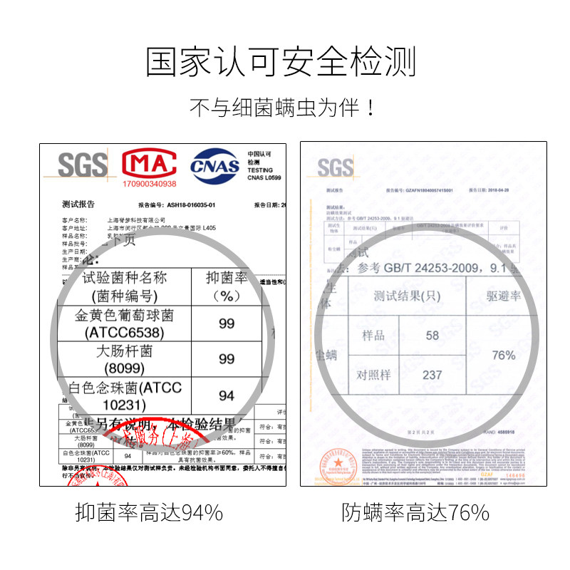 一对装泰国进口护颈椎单人乳胶枕头 sleepycat乳胶枕