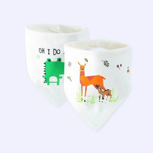 Двухэтажный шарф для новорожденных, слюнявчик, 5 шт