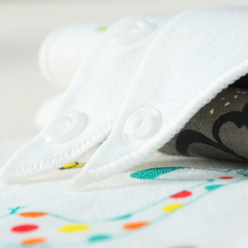 Двухэтажный шарф для новорожденных, слюнявчик, 5 шт