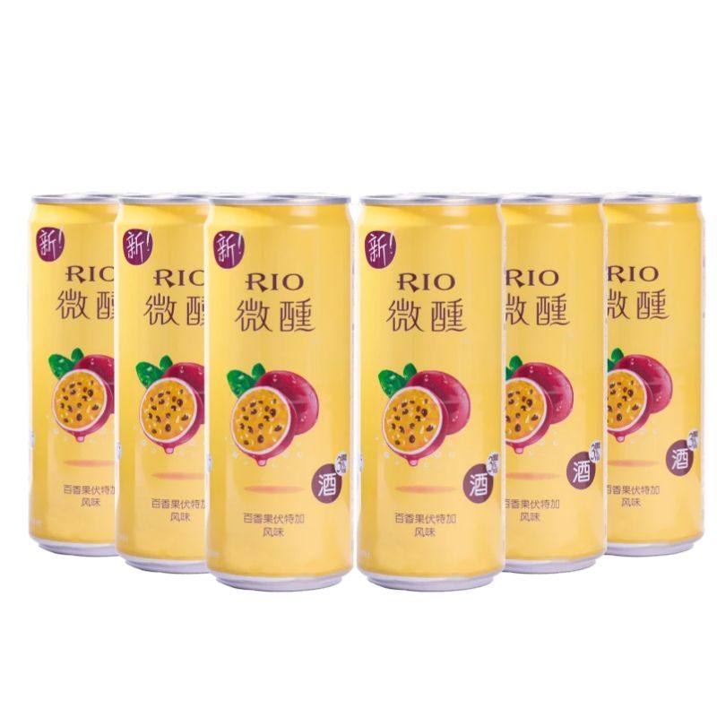 RIO锐澳微醺乳酸菌低度气泡鸡尾酒少女果酒饮料330ml*6罐临期,淘宝优惠券,粉丝福利购,淘宝优惠卷