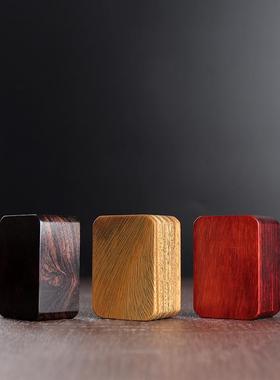 承善堂檀木麻将国风手把件