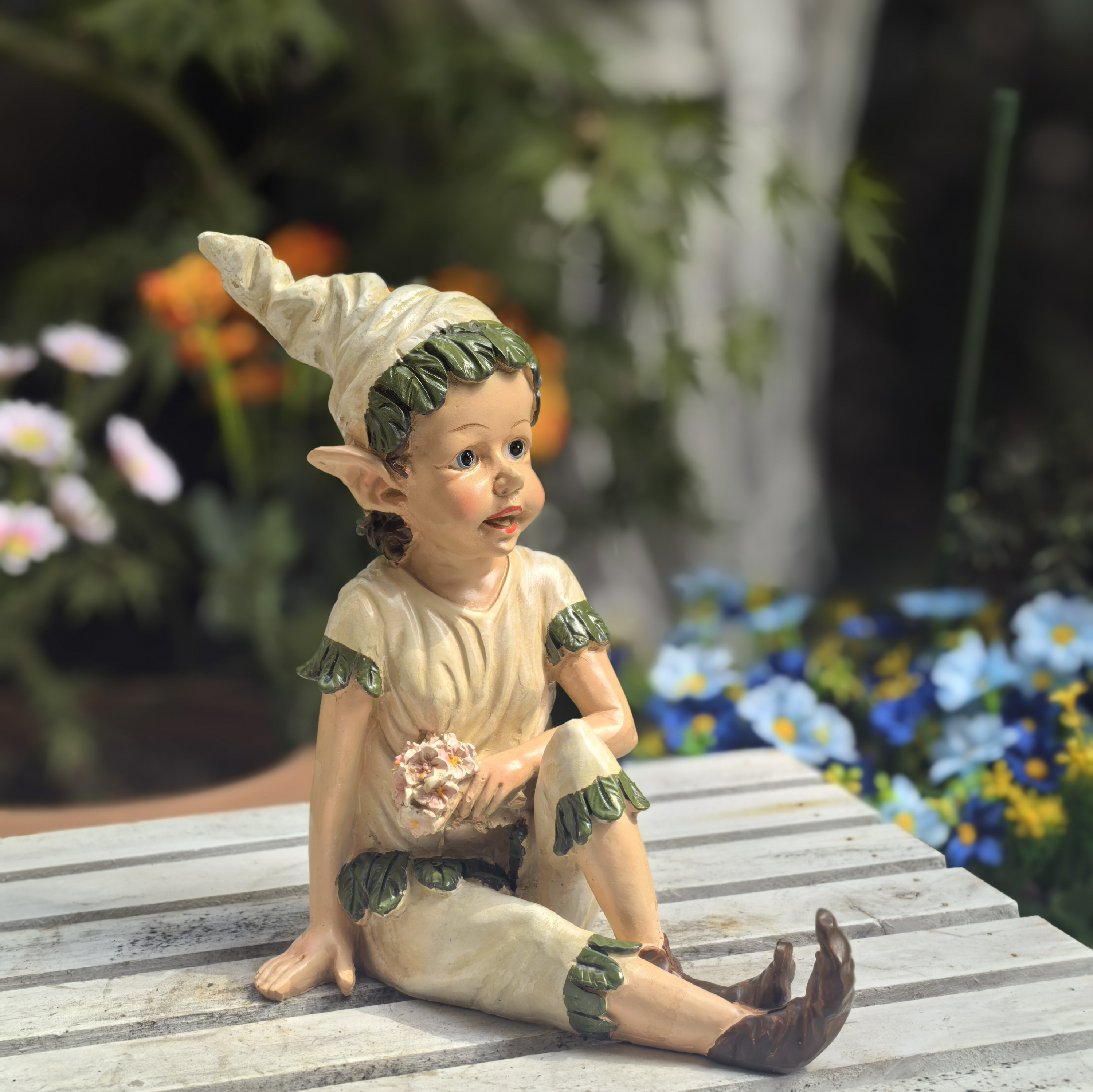 花园精灵王子公主摆件树脂装饰摆件童话精灵花园庭院露台阳台装饰 - 图3