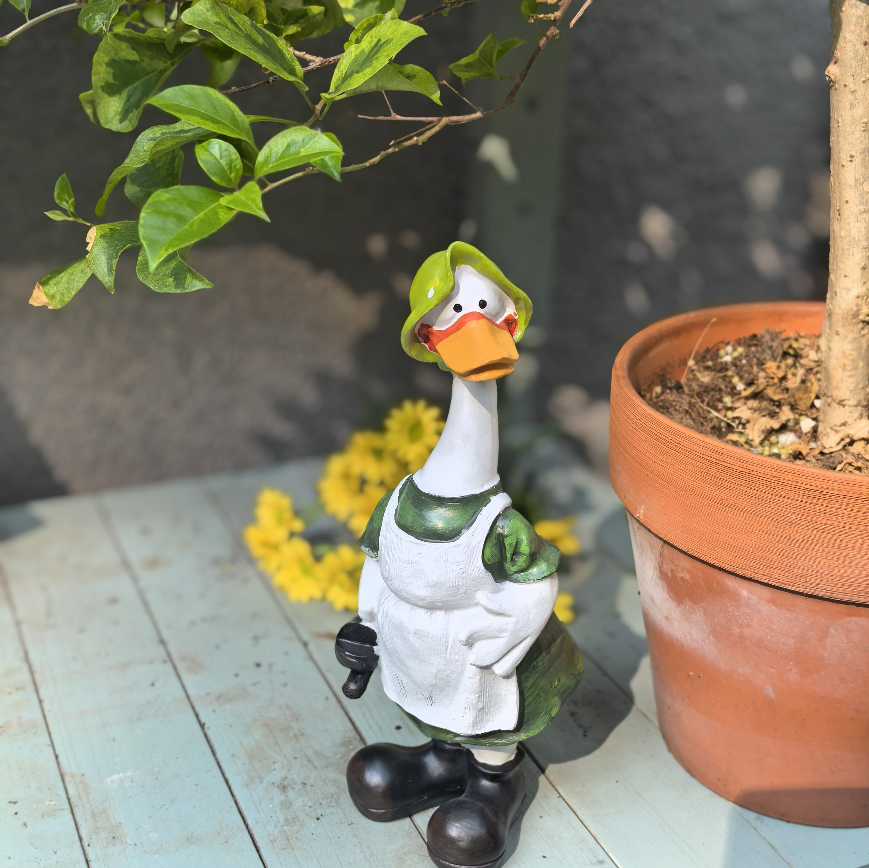 仿真鸭子户外花园鸭爸爸鸭妈妈庭院树脂造景装饰摆件花园装饰摆件,淘宝优惠券,粉丝福利购,淘宝优惠卷