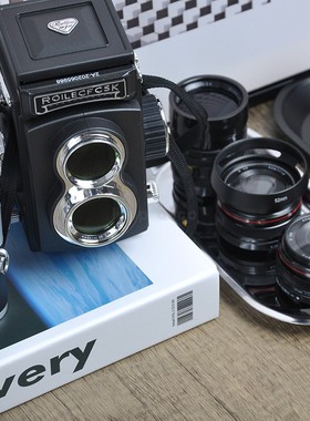 摄影儿童房相机镜头装饰画烛台