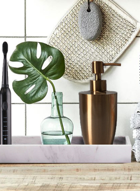 黑白性冷淡风卫生间软装摆件