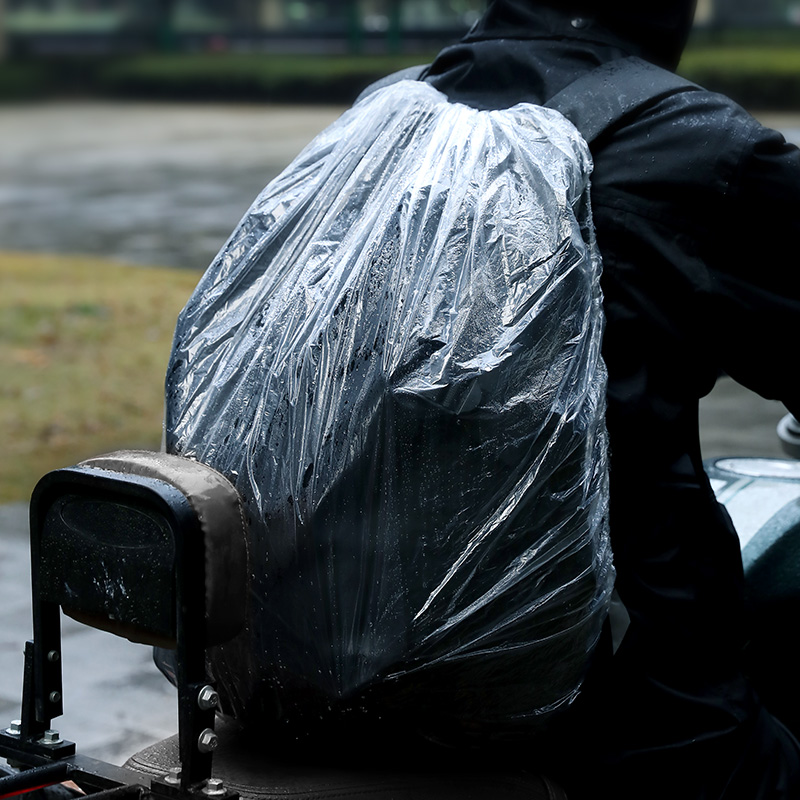 一次性书包防雨罩全包书包套防脏中小学生徒步骑行户外背包防水套 - 图1