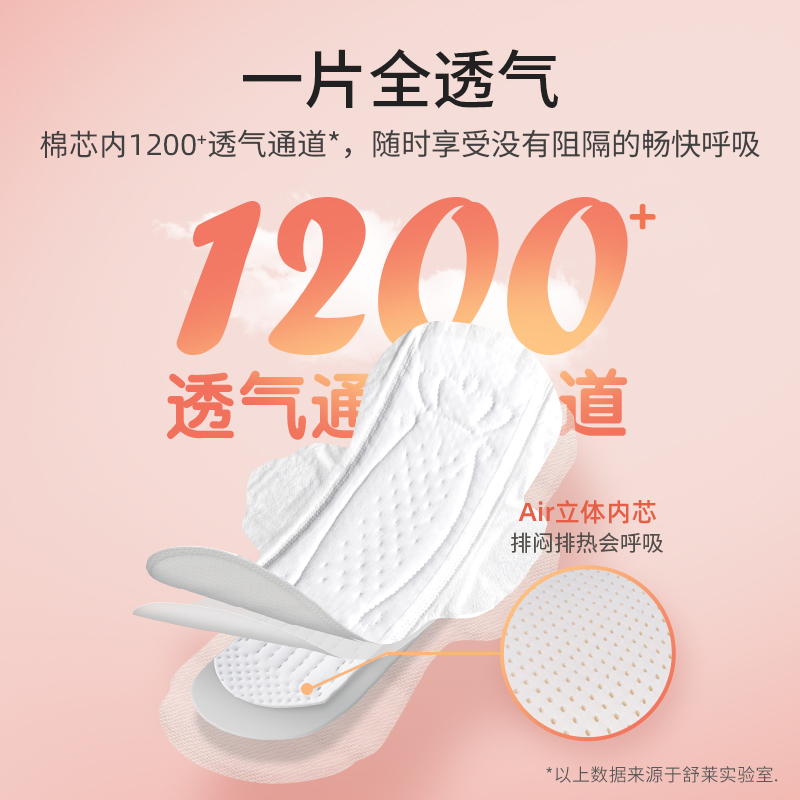 舒莱少女姨妈巾超薄透气日用夜用护垫卫生巾女整箱组合装批发学生_洗护清洁剂_卫生巾_纸_香薰