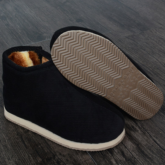 Zapatos cálidos de invierno, zapatos tradicionales de algodón cálidos hechos a mano