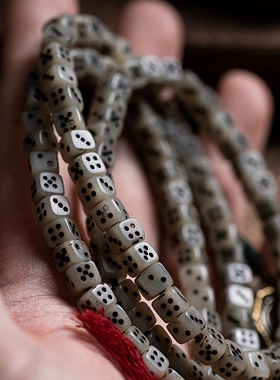 卡杰格朵骆驼骨原生态108颗手串