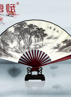 男士折扇绢扇古典一尺竹工艺特色