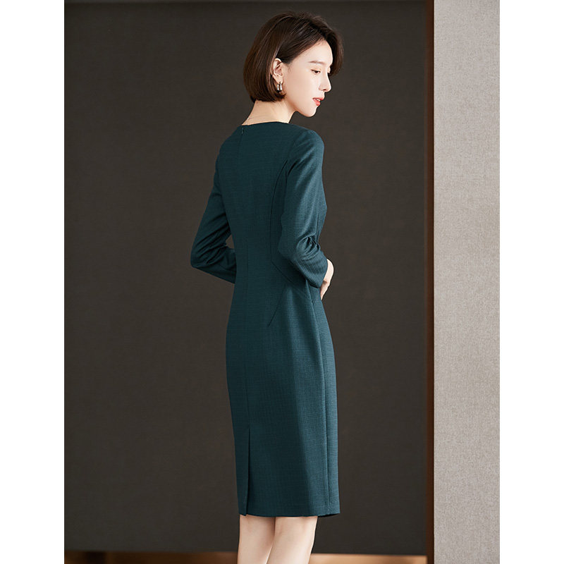 衣然故我长袖拼接女2022年连衣裙 衣然故我连衣裙