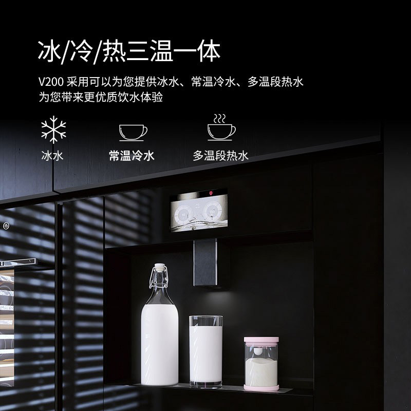 reg雷哲v200嵌入式家用冰水直饮机 reg雷哲电器净水器