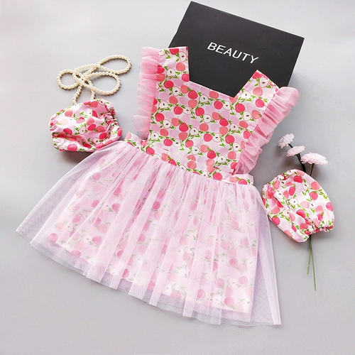 Демисезонный нагрудник, водонепроницаемая детская майка топ, фартук, юбка на девочку для еды, наряд маленькой принцессы, в корейском стиле