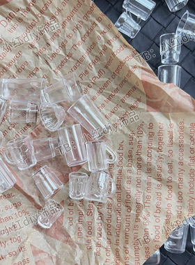 微缩仿真水杯马克杯可做饮料杯甜品 随机混发 尺寸1-2cm 有小有大