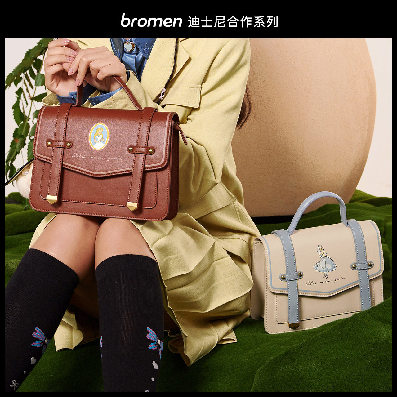 情人节礼不莱玫迪士尼女斜挎小包 不莱玫女士包袋