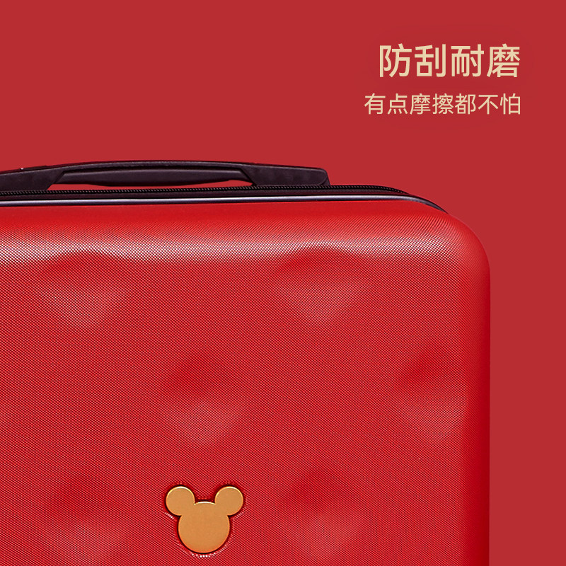 不莱玫结婚红色女新娘陪嫁拉杆箱 不莱玫旅行箱