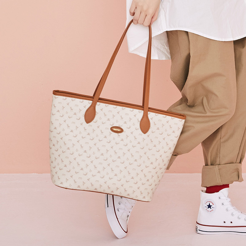 不莱玫经典大容量托特包感老花包包 不莱玫女士包袋