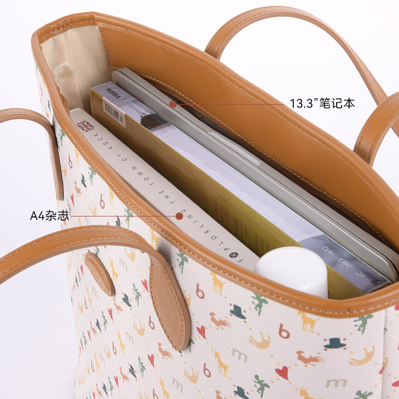 不莱玫经典大容量托特包感老花包包 不莱玫女士包袋