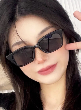 韩版潮网红jennie同款猫眼墨镜街拍复古小脸玳瑁色太阳镜潮眼镜女