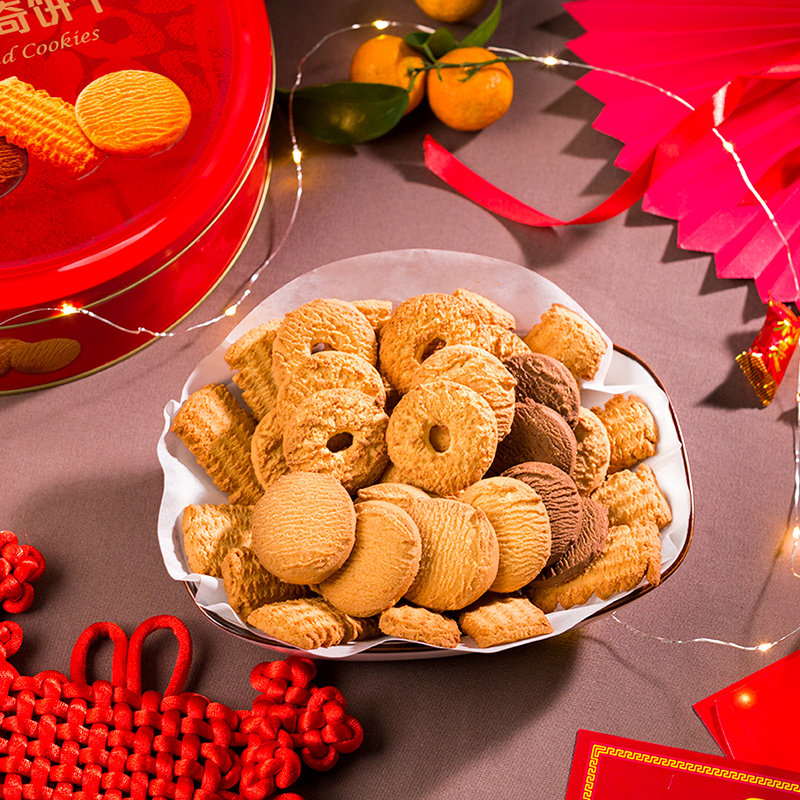 嘉顿喜饼红罐曲奇780g曲奇饼干+加拿180g礼盒装年货礼包休闲零食,淘宝优惠券,粉丝福利购,淘宝优惠卷