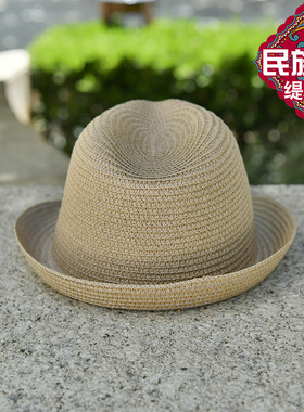 爵士帽出游民族风夏天刺绣花