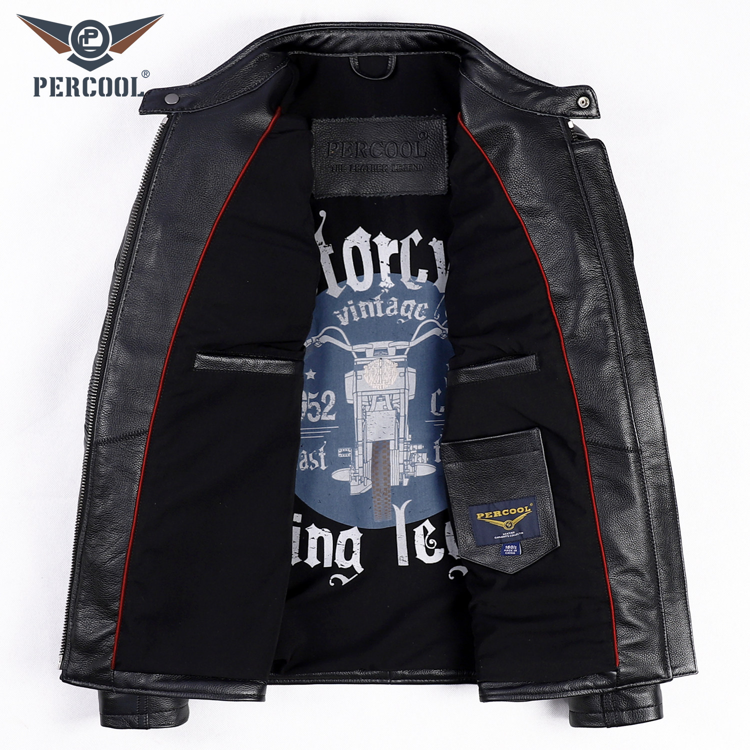 2026新款真皮皮衣男士头层牛皮哈雷机车骑行服皮夹克立领刺绣外套,淘宝优惠券,粉丝福利购,淘宝优惠卷