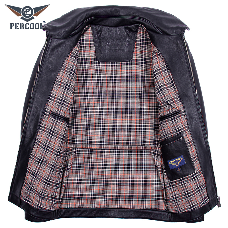 真皮皮衣中年男士进口头层纯牛皮翻领外套商务休闲短款皮夹克秋冬,淘宝优惠券,粉丝福利购,淘宝优惠卷