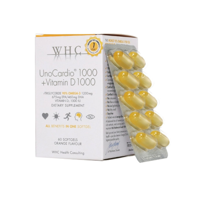 Belgium WHC Deep Sea 1000 Little Golden Egg Fish Oil 60 Capsules 95% ຄວາມບໍລິສຸດສູງ Little Golden Egg Omega3 Vitamin D