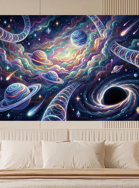 科学教育宇航星空太空银河系贴画
