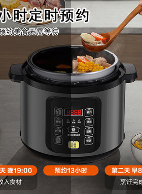 红双喜德国品质电压力锅家用双胆高压锅5升多功能饭煲4L全自动智