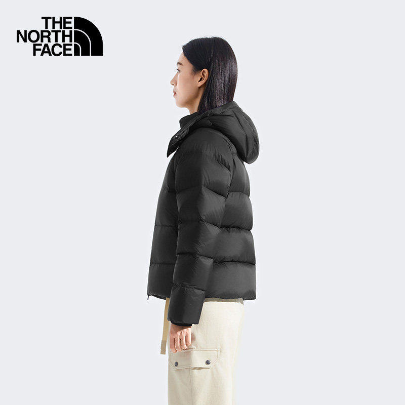 北面羽绒服女25秋冬轻薄小个子新款防泼溅600蓬保暖鹅绒外套 8ENC