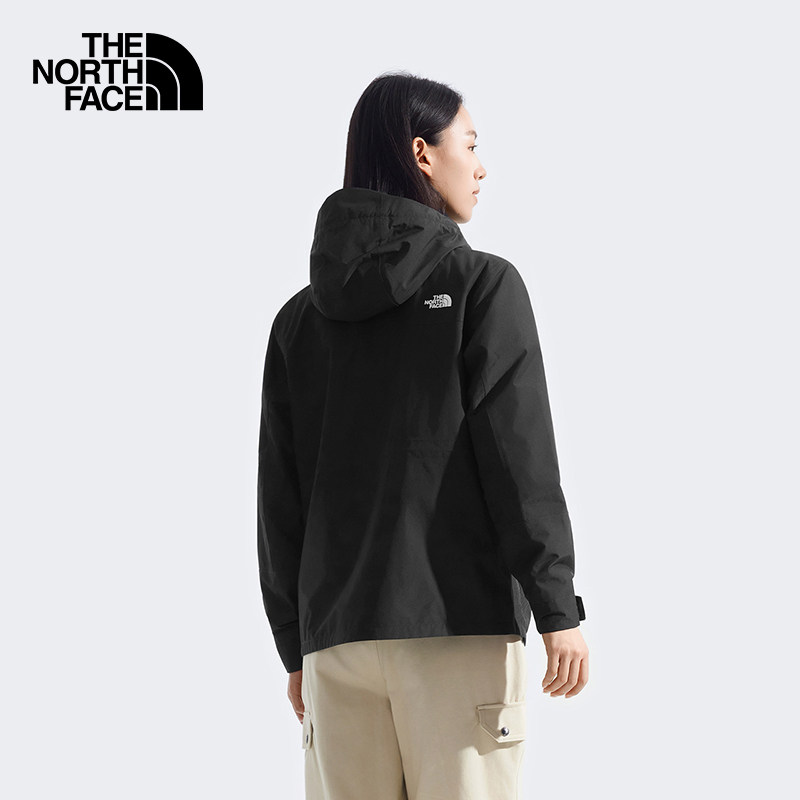北面三合一冲锋衣女25秋冬新款户外防泼溅防风硬壳登山服外套8ED0 - 图0