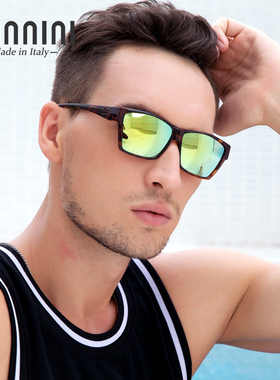 超轻多彩镀膜偏光ins太阳镜女