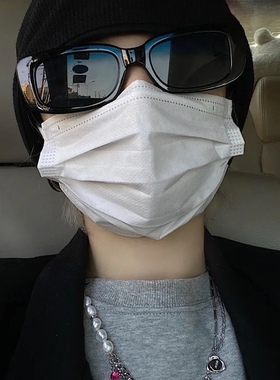 个性小众轻奢潮人墨镜装饰复古情侣框偏光太阳镜小红书网红小方形