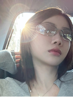 欧美时尚金属框水银色太阳镜