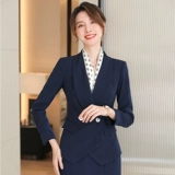 Пиджак классического кроя для работы, коллекция 2023, в корейском стиле, облегающий крой