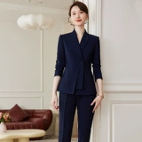 诗璐雅 Демисезонный пиджак классического кроя, классический костюм, дизайнерский комплект, тренд сезона, облегающий крой