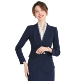 Пиджак классического кроя для работы, коллекция 2023, в корейском стиле, облегающий крой