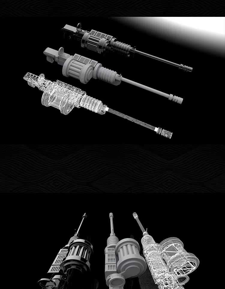 自动加农炮rhino犀牛代建模成品装备设计3d素材模型3dm电子源文件-图0