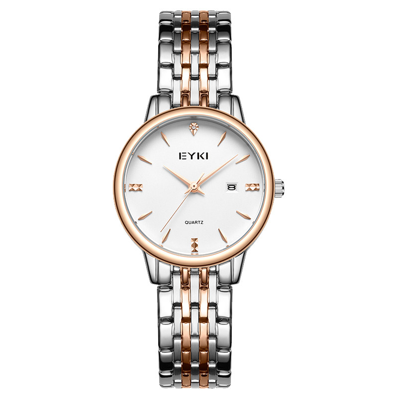 女钢带2019新款潮流气质eyki手表 艾奇奇时国产腕表