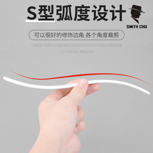 专业男士理发店剪发平头弯梳子发型师专用弧形翘梳理发扁梳美发梳 - 图2