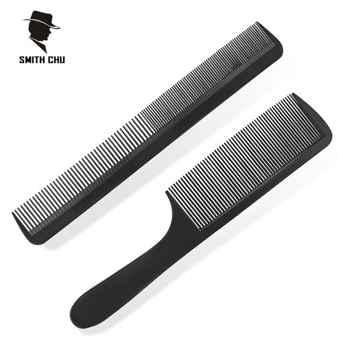 专业男士理发店剪发平头弯梳子发型师专用弧形翘梳理发扁梳美发梳 - 图0
