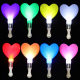 ສັ້ນຫ້າແຫຼມ star love flash stick luminous stick fluorescent stick glow stick floor push LOGO custom concert props