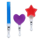 ສັ້ນຫ້າແຫຼມ star love flash stick luminous stick fluorescent stick glow stick floor push LOGO custom concert props