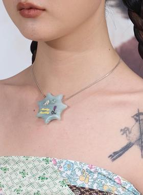 TysGrocery项链石头太阳项链