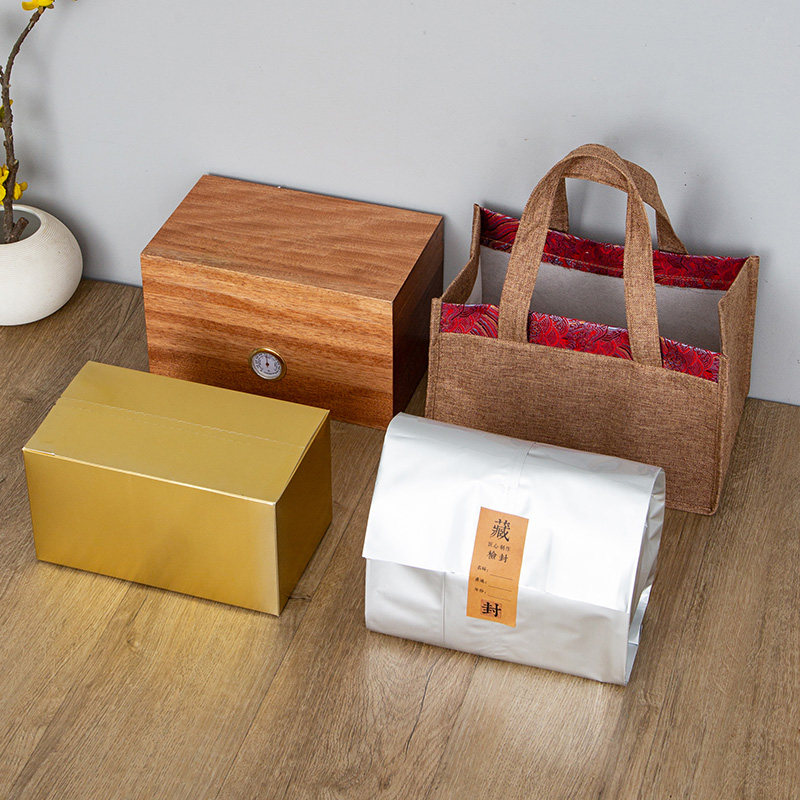 普洱茶礼盒实木盒定制半斤一斤银针茶叶包装盒存白茶箱手提礼品盒,淘宝优惠券,粉丝福利购,淘宝优惠卷