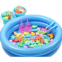 Child fishing drama Water Toys Magnetic fish Children 1 1 2 3 3 6 ½ years 6 ½ baby Puzzle Force Early teach the female boy