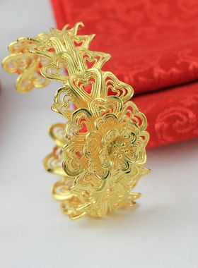 多层新娘结婚摄影道具仿真黄金